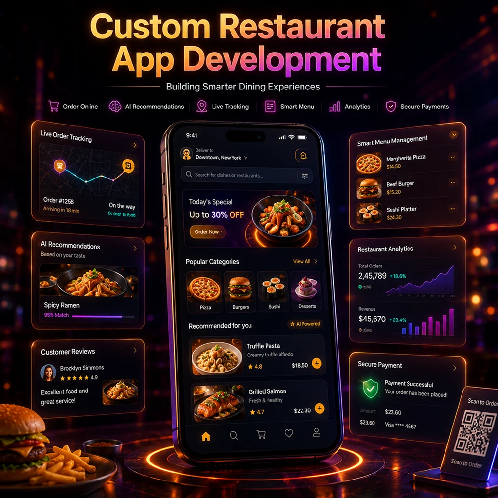 Custom Restaurant App Development Services